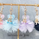 【Ballet 名入れ 】バレエキーホルダー　名入れ　レジン　チュチュ　トウシューズ　お揃い　友達お揃い　発表会ギフト　発表会花束