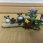 流木&どんぐり人形飾り