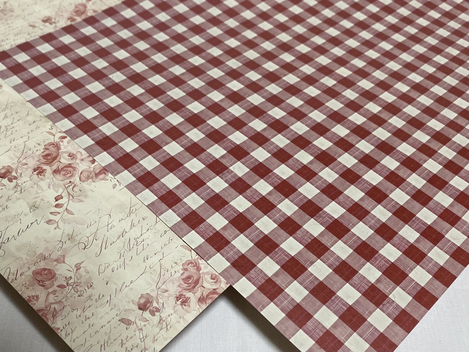 D-102】デザインペーパー Vintage red3 - ERIKA SHOP | minne byGMO 