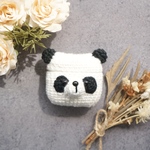 AirPods第1・2・3・4世代、Airpods pro、その他ケース対応　パンダ