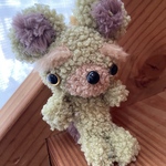 キーホルダーまゆげくまさん