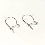 【Silver925ピアスフック】キドニー ピアスフック15×8.5mm １ペア　ハンドメイド素材
