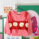 【Annie】flower bustier (kids)