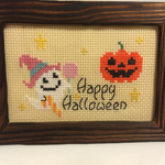 《再販売》ハロウィンver クロスステッチ完成品