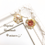 *♡秋冬上品パールビジューピアス♡*
