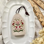 再販 フローラ刺繍キーカバー(ピンク)