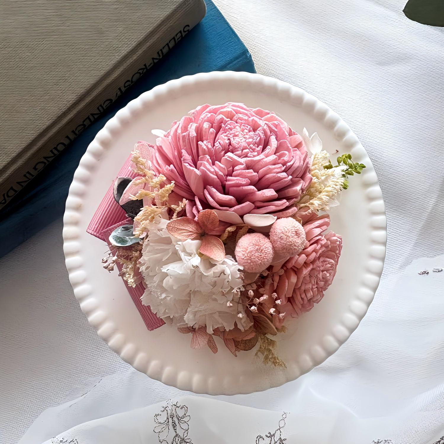 No.203d♡秘密の花園♡ドライフラワーのガーランド♡7点セット♡ No.203d♡秘密の花園♡ドライフラワーのガーランド♡7点セット♡