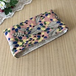 再販☆ふわふわスマホポーチ・スマホのおうち（葉っぱ）