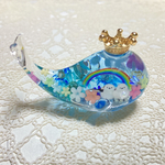 《受注生産》シマエナガくじら（虹）