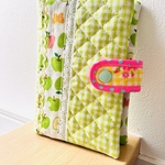 ほぼ日　文庫本カバー　A6手帳カバー　グリーンアップル✖️ストロベリー