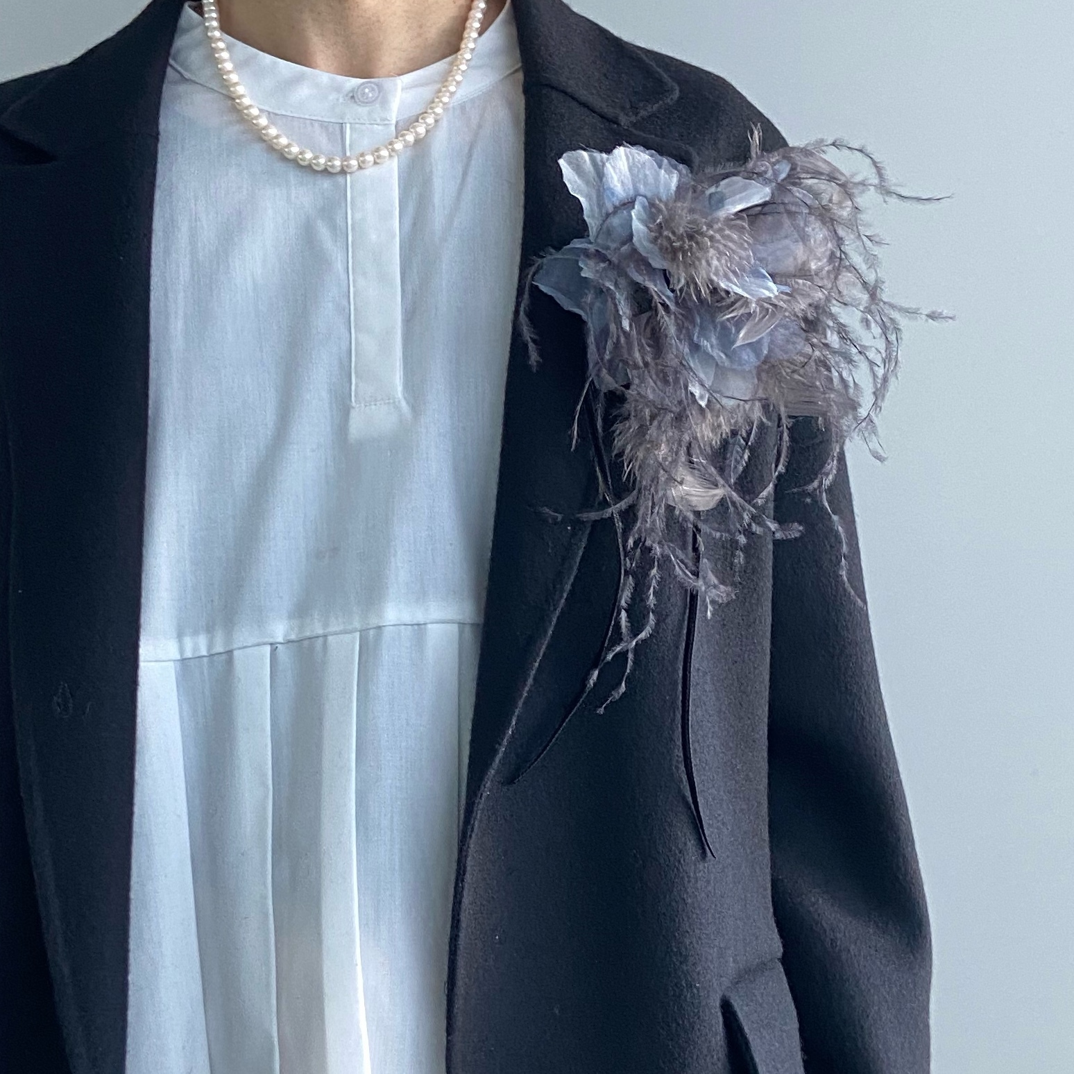 ⑧17ミナペルホネン ハンドメイド ブローチアクセサリー ＊ ＊☆ハンドメイドミナペルホネン⚮̈ jelly flower♡ビーズブローチ