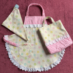🌼裾がまるくてかわいい🌼幼児用エプロン3点セット