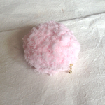 ピンクのまんまるコインケース