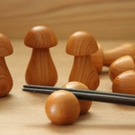 キノコの箸置き けやき
