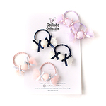 2本セットヘアゴム チュール miniりぼん付き miniminiキャンディーデザイン キッズ 子供 ヘアゴム ヘアアクセサリー リボン キャンディ お菓子 チュール フォーマル