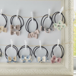 ♡再販しました！くすみカラー　ミニミニリボンゴム　同色2個セット♡ギフト♡シンプル♡通学♡通園♡ベビー♡キッズ♡ギフト♡リボンヘアゴム
