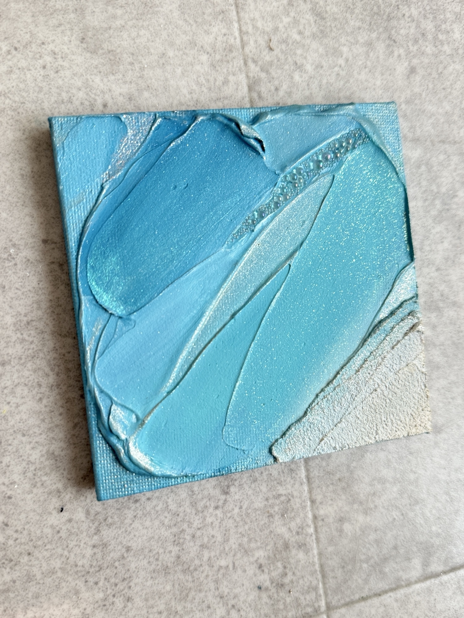 no.62アクリル画テクスチャーアート︎抽象画原画キャンバス