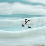 刺繍の大人マスク「うがい」