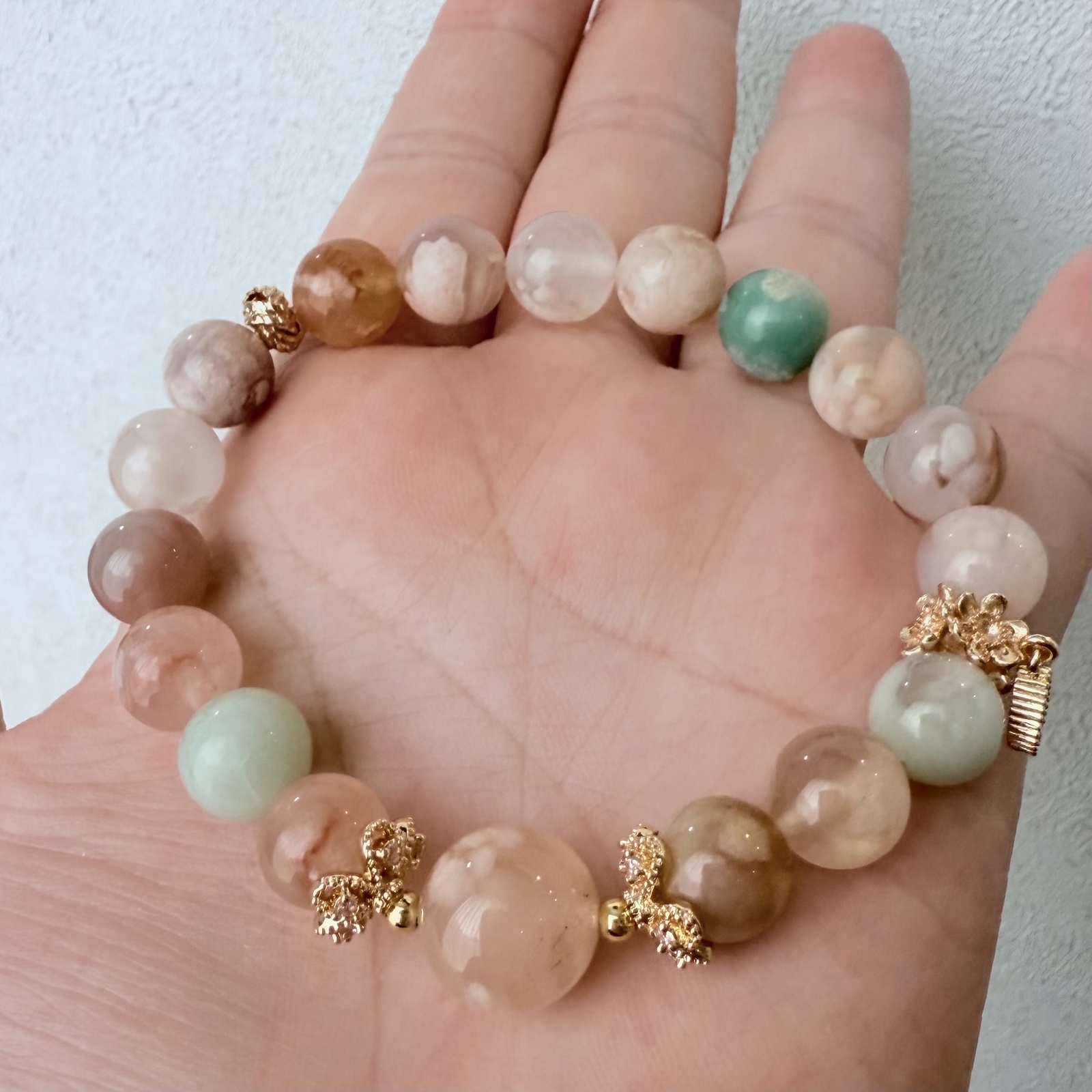 さくらメノウ 姫かわ🌸 天然石ブレスレット - nanana minerals | minne