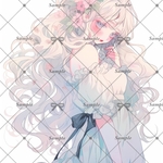 【L113】teatea.オリジナル 人物ステッカー