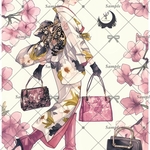 【L250】teatea.オリジナル 人物ステッカー