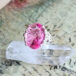 惑星の欠片の装飾品｟20｠　＜Sale＞合成ピンクサファイアリング