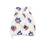再販！by order●かる～いメッシュスヌード●Americanフットプリント＆❤️●アメコカ　コッカースパニエル