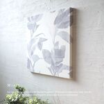 褪せカラーのおしゃれなファブリックパネル white 40
