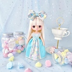 あの日の思い出をまとうドール服:シャーベットブルー