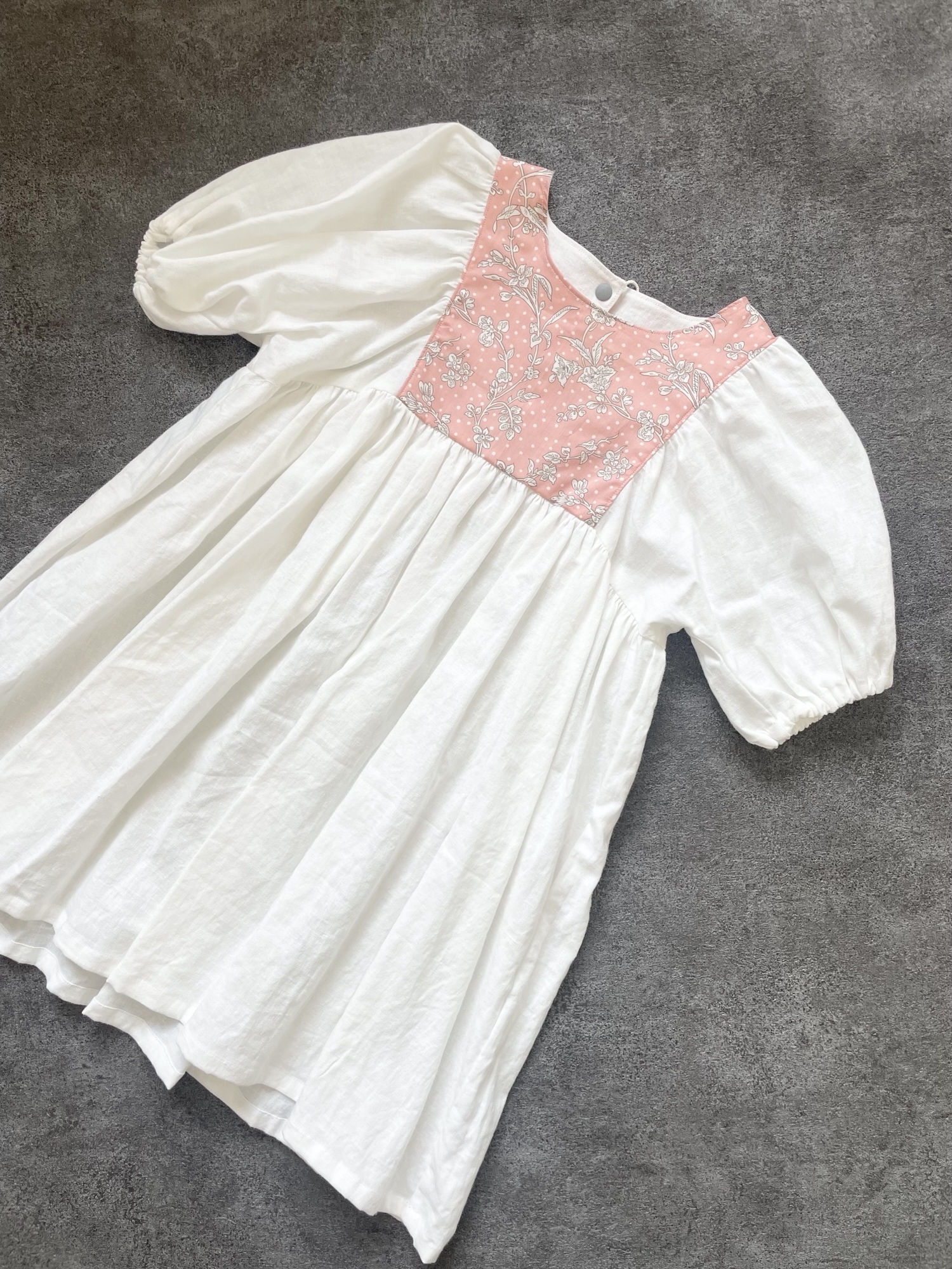 クラシックピナフォア♡90size♡韓国生地♡ハンドメイドワンピース 90〜140】選べるモリス✴︎クラシックピナフォア - Toujours