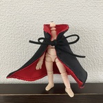オビツ11 ハロウィンマント　red