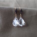 14kgf＊クリスタル　ルースカット　ピアス
