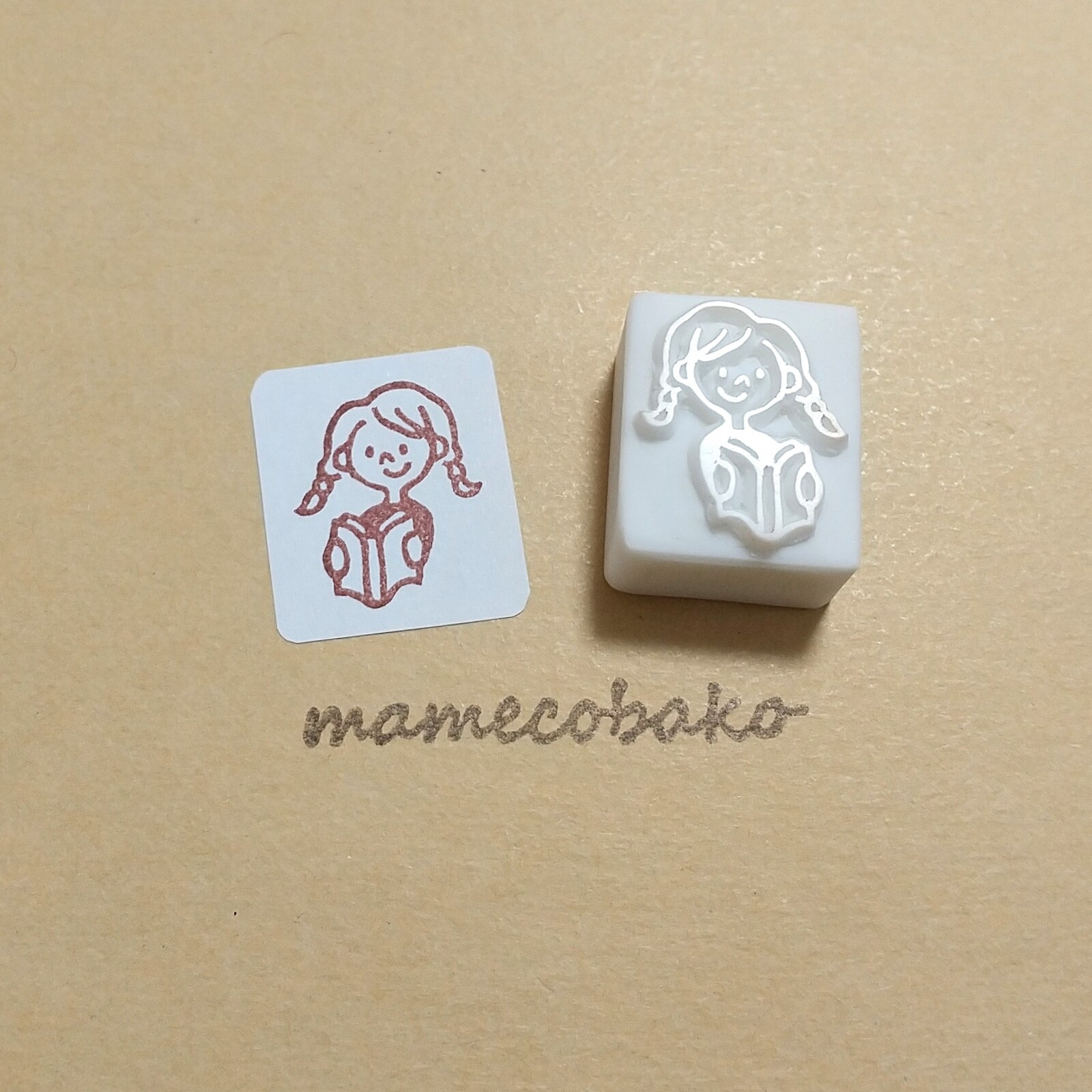 再販》サンドイッチさん：消しゴムはんこ。 - mamecobako