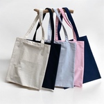 A4サイズ　エコバッグ　肩からかけられる　サブバック　ポケット付き　軽い　シンプル　