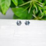 アクアマリン・ピアス　3.5mm　1ペア