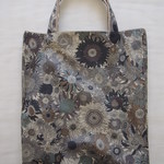 マチ付きバッグ*ポケット付き*リバティ*SmallSusannna*クラシックグレー*33×30×5　