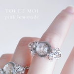 │pink lemonade│リング│ring│toietmoi_flower│アプリコット