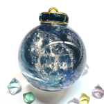 鉱石×銀河　レジン玉《ハイアライトオパール＋ハックマナイト》