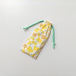 【再販】ちょうちょ＆フラワー柄★ハーモニカ袋★箸袋★歯ブラシ袋★22㎝×10㎝ 