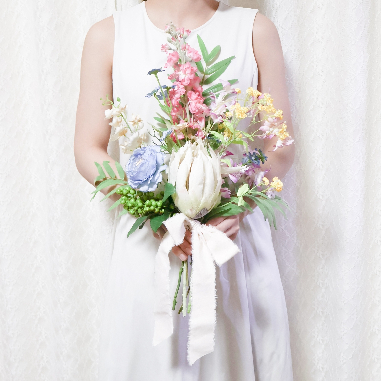 再再販♥ブーケ ♥ 結婚式前撮り 花束♥プリザーブドフラワー 前撮り - ブーケの人気通販 | minne byGMOペパボ 国内最大級の