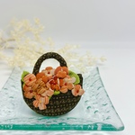 ブローチ ✼••花籠••✼P