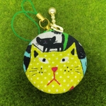 ネコちゃんのマカロンポーチ☆４ｃｍ