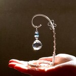 サンキャッチャー初心者さんにおすすめ　手のひらサイズの置き型サンキャッチャー　卓上　ミニサンキャッチャー　ギフト