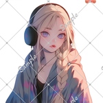 オリジナル 人物ステッカー  B214