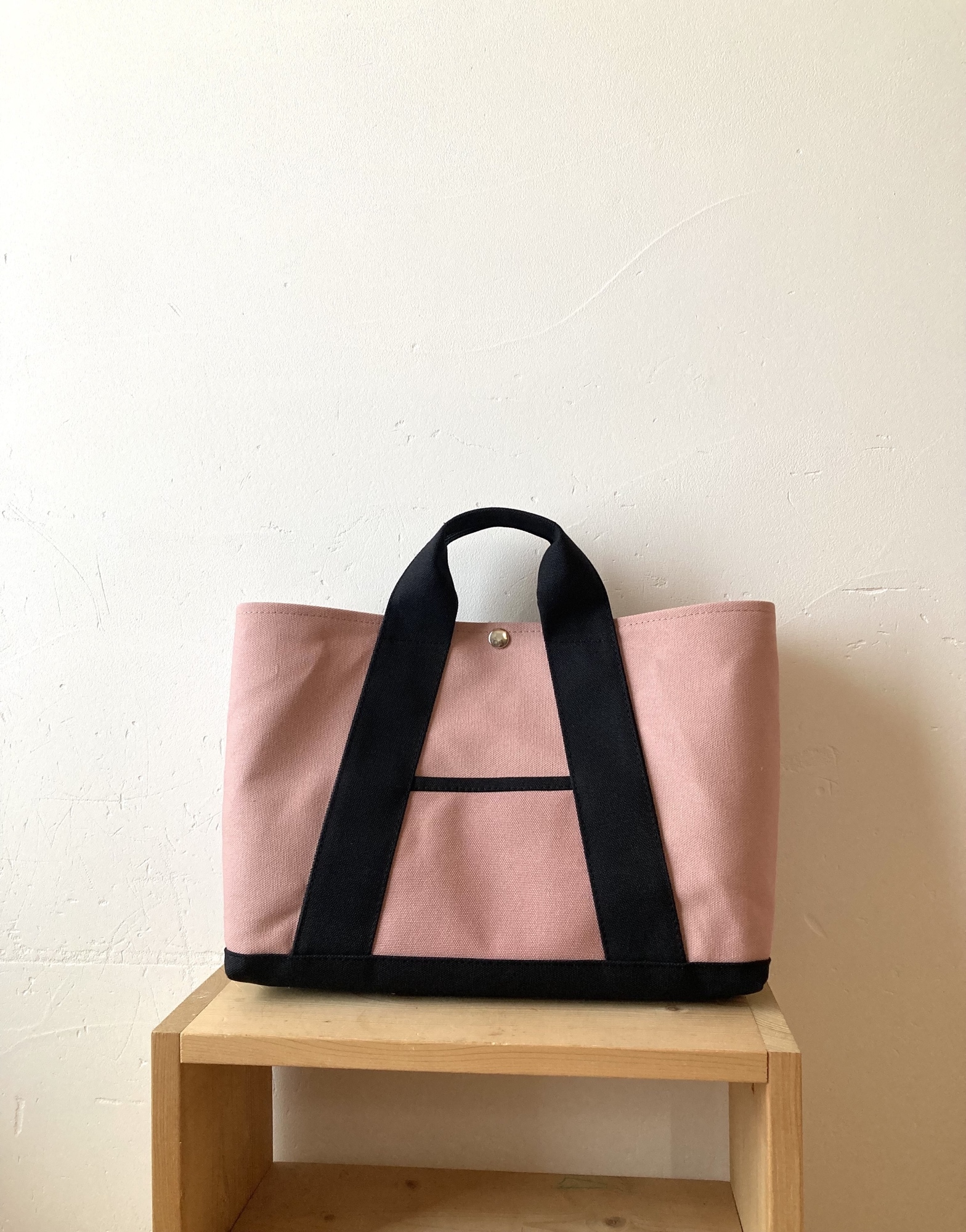 8号帆布トートバッグ(M)ライトシナモン　ちー★ 8号帆布トートバッグ・倉敷頒布(サンドベージュ、ライトシナモン