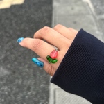 TULIP beads ring🌷 チューリップ ビーズリング