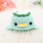 4インチヘッド、ねんどろサイズのカッパ編み帽子