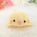 4インチヘッド、ねんどろサイズのオカメインコ編み帽子