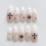 大人グラデーション♡ ネイルチップ クロム ブライダル 前撮り 成人式 韓国ネイル