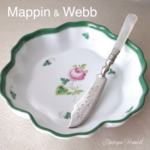 【SOLD OUT】英国ｳﾞｨﾝﾃｰｼﾞｼﾙﾊﾞｰ 　白蝶貝 純銀バターナイフ M&W（銀925）